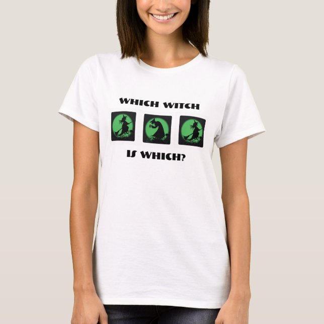 Qual Bruxa é Qual? - Camiseta feminina (Frente)