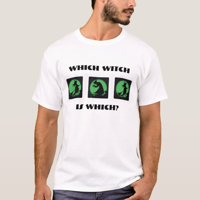 Qual Bruxa é Qual? - Camiseta masculina (Frente)