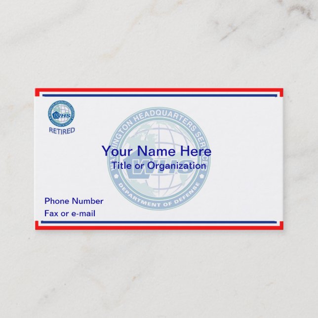 QUAL Cartões de visitas Aposentados (Frente)