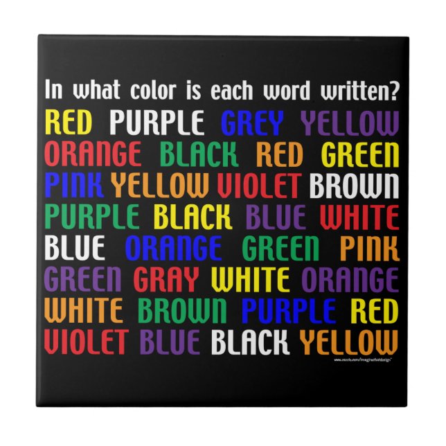 Qual é a minha cor? (Frente)