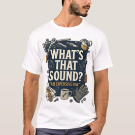 Qual é Esse Som Um Caro Camiseta de Mecânico