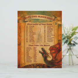 Qual é o nome do seu dragão imprimível