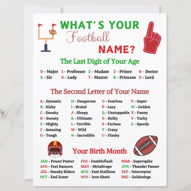 Qual é o seu jogo de futebol (Frente)