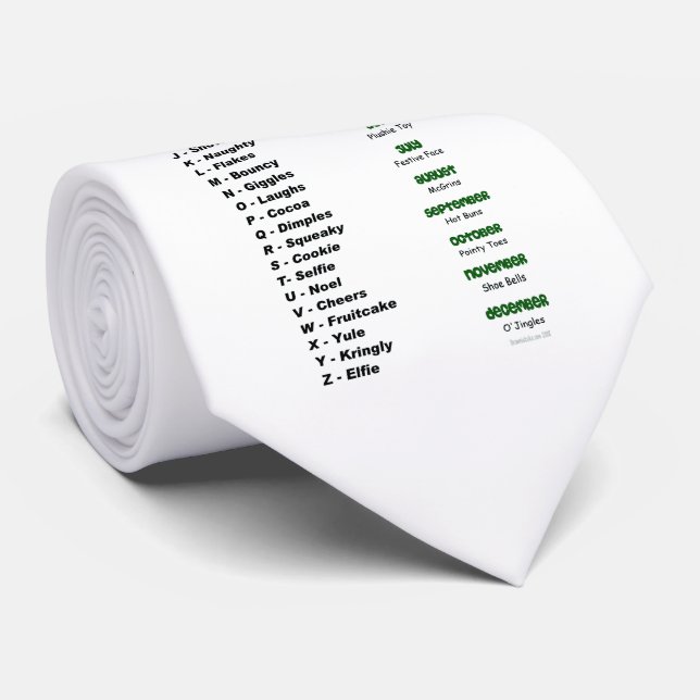 Qual é o seu nome Elf? Gravata (Rolled)