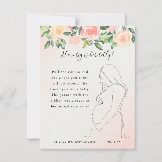 Qual É O Tamanho Da Bela Dela? | Jogo Chá de frald (Frente)