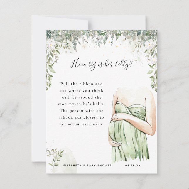 Qual É O Tamanho Da Bela Dela? | Jogo Chá de frald (Frente)