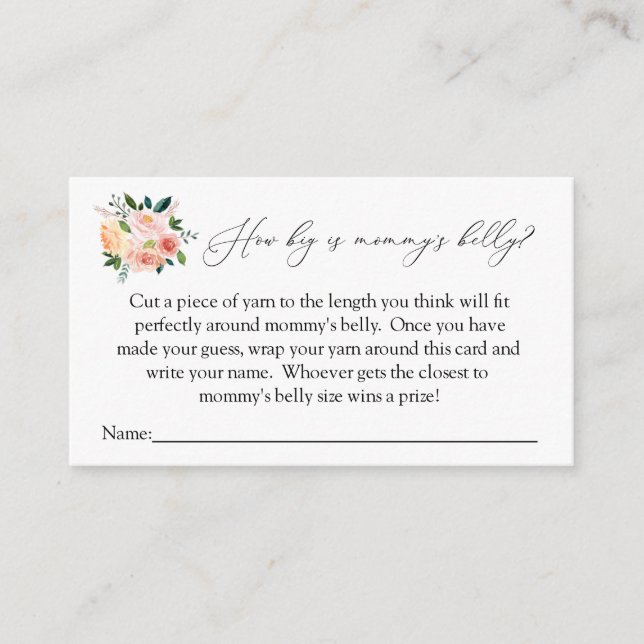 Qual é o tamanho do cartão de jogo de campainhas d (Frente)