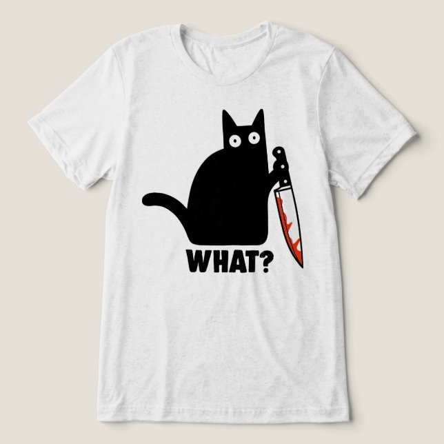 Qual Meme de Faca de Gato Preto (Design frontal)