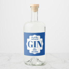 Qualquer adesivo de gin personalizado a cores