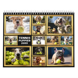 Qualquer ano 🎾 calendário de Tênis e 🐕 de cachor