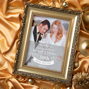 QUALQUER ANO - Convite de Aniversário de Casamento