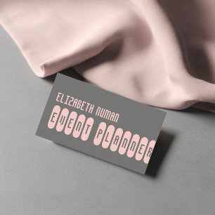 QUALQUER Cartão de visita de Tipografia DIVERTIDA