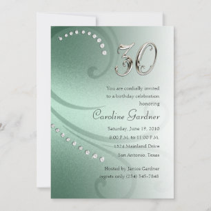 Qualquer Convite de Aniversário Número