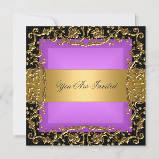 Qualquer Convite de festas (Frente)