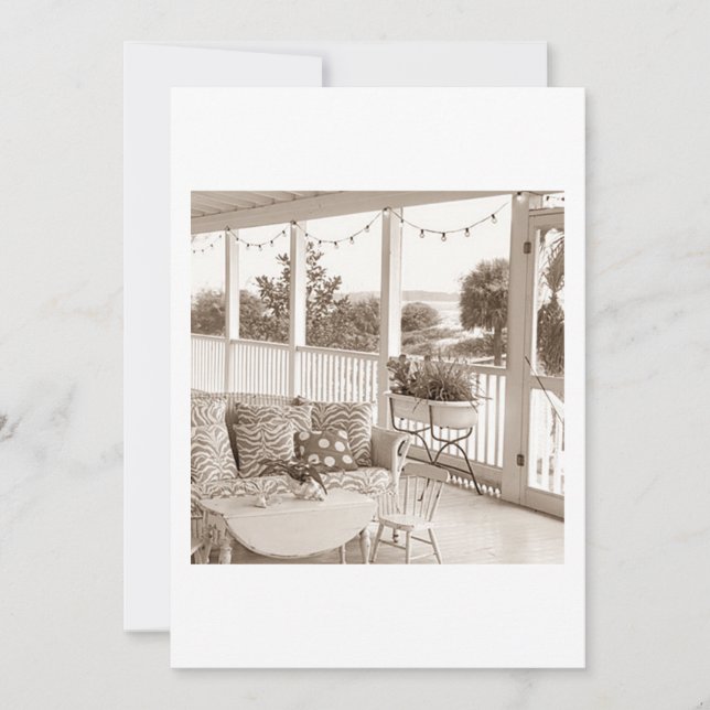 QUALQUER CONVITE DE FESTAS DE PRAIA (Frente)