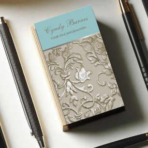 Qualquer cor com o Cartão de visita do Damasco de