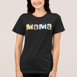 Qualquer Cor Fofo Floral Retro Mamãe MAMA