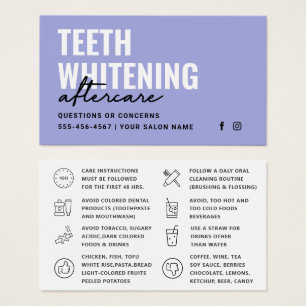 Qualquer Dente Colorido Relaxando Instruções de Cu