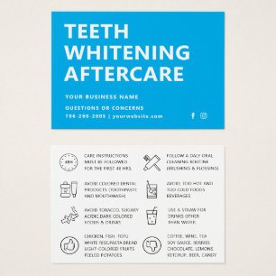 Qualquer Dente Colorido Relaxando Instruções de Cu