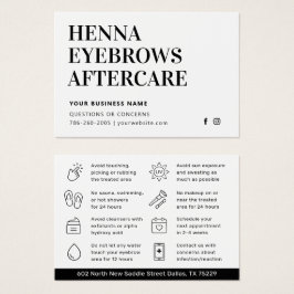 Qualquer Dica Colorido Henna Brows Cartão de Pós-C
