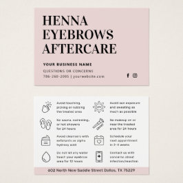Qualquer Dica Colorido Henna Brows Cartão de Pós-C