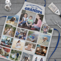 Qualquer família de texto Colagem de fotos Vovô Az