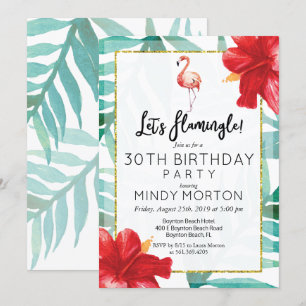 QUALQUER IDADE - Convite de Aniversário de Vamos