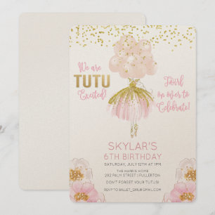 QUALQUER IDADE - Convite de Aniversário do Balé 