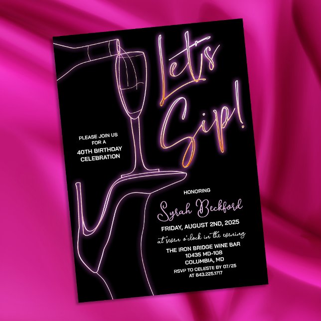 QUALQUER IDADE - Convite de Aniversário do Sip do  (Criador carregado)