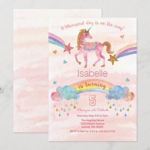 QUALQUER IDADE - Convite de Aniversário do Unicó