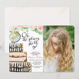 QUALQUER IDADE - Convite de Aniversário Mala de Vi