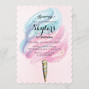 QUALQUER IDADE - Convite de aniversário para algo