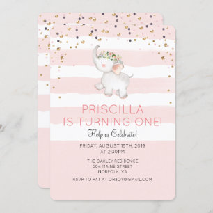 QUALQUER IDADE - Convite de Aniversário para Menin