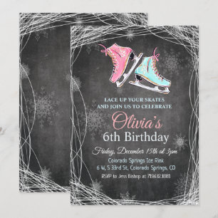 QUALQUER IDADE - Convite de Aniversário para Pele