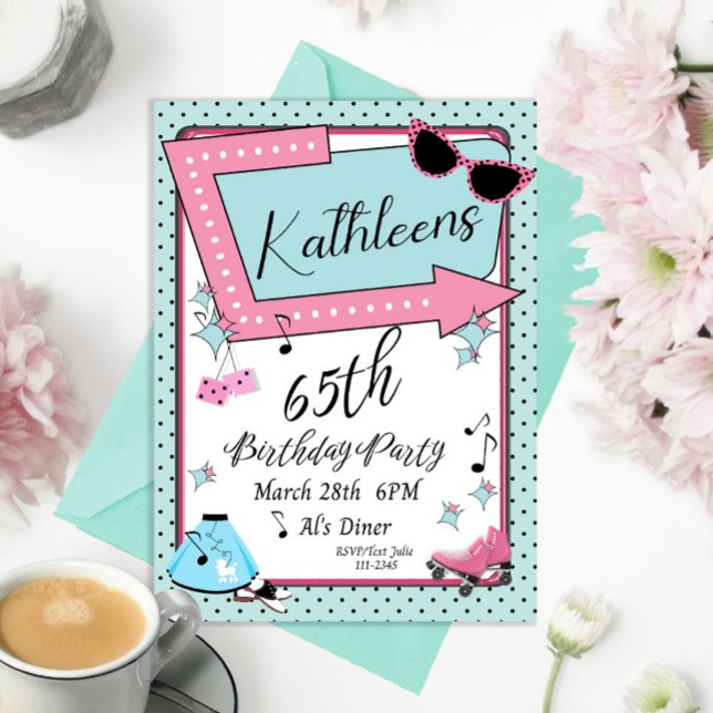 Qualquer Idade, Convite de Aniversário Retroativo  (Criador carregado)