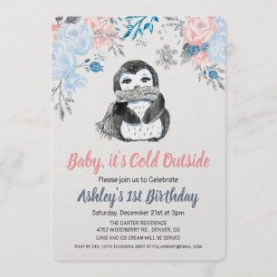 QUALQUER IDADE - Convite para Aniversário Floral 