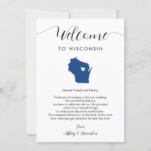 Qualquer Itinerário de Boas-vindas de Wisconsin a