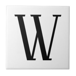 Qualquer letra | Cores Pretas e Brancas ou Descart