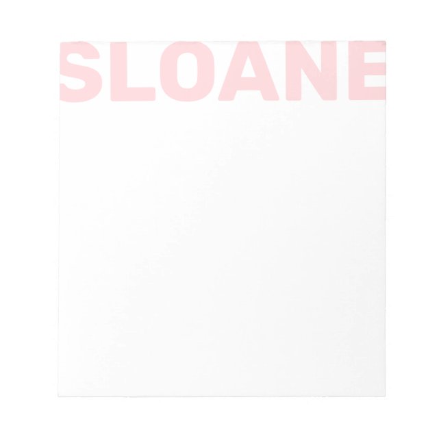 Qualquer Nome de Bloco de Cores Bloco de Notas Per (Frente)