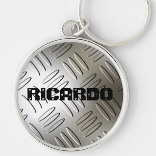 Qualquer Nome No Chaveiro De Placa De Diamante De