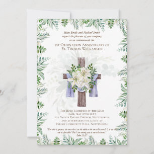 QUALQUER Ordenação Aniversário Convite À Madeira R