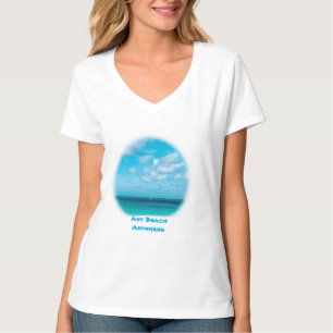 Qualquer praia. Em Qualquer Lugar Da Camisa De Son