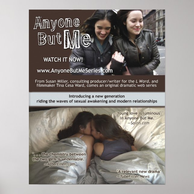 QUALQUER UM QUE NÃO SEJA EU POSTER (Frente)