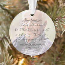 Quando Amanhã Começar Sem Mim Ornamento Acrílico