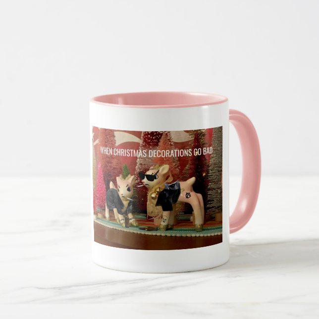 Quando as decorações do Natal forem caneca má do (Frente Esquerda)