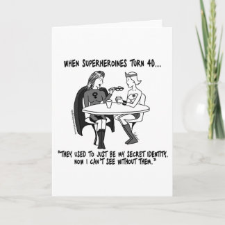 Quando as super-heroínas virarem 40 cartões de sau