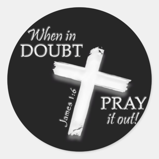 Quando em dúvida. . . Adesivos (Frente)