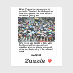 Quando estiver chovendo, use um adesivo de vinil g