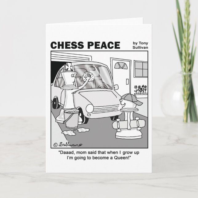 "Quando eu crescer acima" o cartão (Frente)