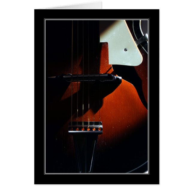 Quando Meu Violão Dorme Suavemente Com Um Cartão D (Frente)